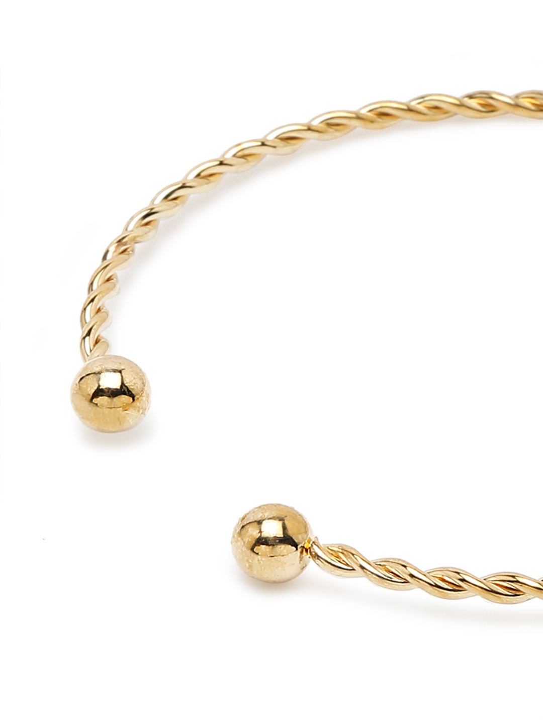 YouBella Jewellery Gold Plated Charm Bracelet Bangle for Girls and Women (Gold) (YBBN_91970)